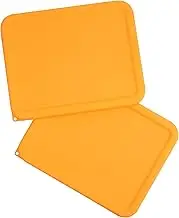 LUVCOSY 11 Cup Rectangle Silicone Storage Cover Lids Replacement for Anchor Hocking Glass Bowls (Container not Included) 2 Pack, Microwave, Dishwasher and Freezer Safe