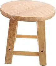 Levemolo Entry Wooden Step Stool Compact Non Slip Design for Home Use for Kitchen Bathroom Bedroom Durable Wood Material for Shoes Changing and Daily Tasks