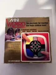 Vintage 1987 MINI WIZARD Handheld Electronic FUN MACHINE Game VTECH NEW Open Box