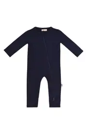Kyte BABY Zip-Up Romper in Navy at Nordstrom, Size 18-24 M