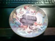 Vintage All Washed Up Gre Gerardi Country Kitties Hamilton Collection 1988 plate