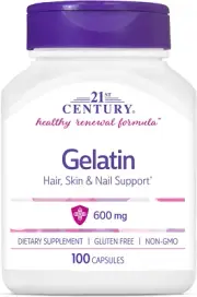 21St Century Gelatin 600Mg, 100 Capsules Item Package Quantity:1