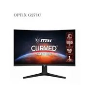 在飛比找PChome商店街優惠-米特3C數位–MSI 微星 Optix G271C 27型/