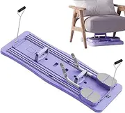 Pilates Board, Ab Core Trainer, 97x41x2.85cm/38.19x16.14x1.12 Inches Folding Workout Equipment, Black, Violet Portable Fitness Tool, Home Gym, Abdominal Training