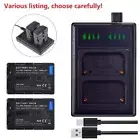 Battery or Slim Charger for Sony NP-FM500H BC-VM10 a57 a350 a450 a550 A560 A700