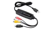 Plug-Play USB Video Capture With RCA S-Video Input Video Software Editor