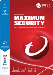 Trend Micro Maximum Security 1 Device 2 Year (Digital Download)