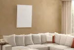 WHITE LEAVES Wall Art