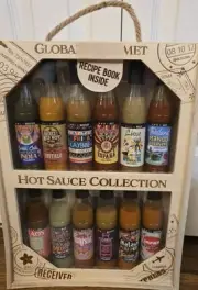Global Gourmet Hot Sauce Collection Gift Set 12 bottles worldwide collection