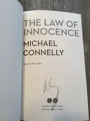 SIGNED / NEW - THE LAW OF INNOCENCE by Michael Connelly (2020, Hardcover)