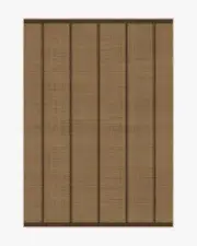 150' x 215' | Machine Washable Runner Rug | Kid & Pet Friendly | Indoor Rug | Harvest Stripe Brown Re-Jute Rug by Architectural Digest | Ruggable