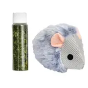 Lexi & Me Cat Plush Toy Mouse with Catnip