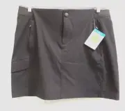 Columbia Bryce Canyon Skort Black Women's Size 14 NWT