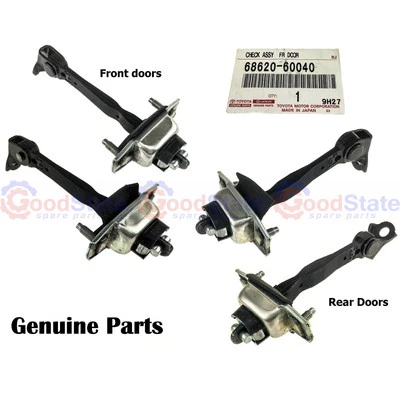Genuine Toyota Prado VZJ95 RZJ95 Front Rear Door Check Arm Stop Strap Kit (for: Toyota)
