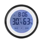 Touch Screen Thermometer Humidity Minitor Hygrometer Sensor with Alarm Clock High Quality