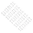 10 Pcs Picket Fence Crafts White Picket Fence Decoration Decorative Fence