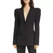 NEW Tibi Tropical Wool Sculpted Sleeve Tailored Blazer