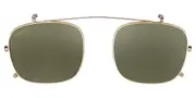 Serengeti Nelson Clip-On Only Polarized SS603003 Men's Sunglasses Gold Size 52