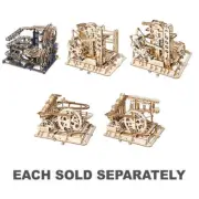 Robotime Marble Run DIY Assembly Craft Kit 3D Wooden Puzzle Ages 14+ and Up
