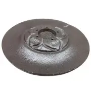 Lotus Incense & Cone burner, cast aluminium with multiple holes