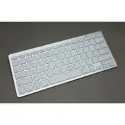 Wireless Bluetooth keyboard Support Battery for Apple IPad1/2/3/4 New Ipad /Ipad mini - White