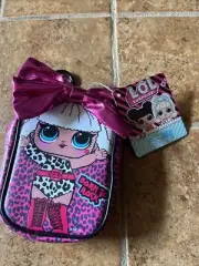 LOL SURPRISE DOLL BORN TO ROCK CLIP ON ZIP CLOSE 6" MINI BACKPACK PURSE BAG NWT