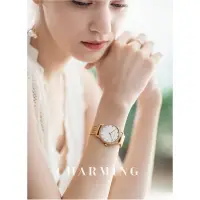 在飛比找蝦皮購物優惠-Hannah Martin品牌女士手錶 帶鑽頭層牛皮帶日本機