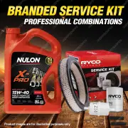 Oil Air Fuel Filter 5L XPR15W40 Oil Service Kit for Ford Fairlane ZC V8 5L 69-70