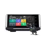 7in Dual Lens Car Camera Dash Cam Front Rear GPS Navigation WIFI ADAS G-Sensor (for: Saab)