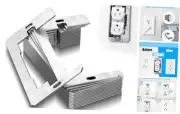 Wall Plate Spacers 15 Pcs, Flush Fit Device Level Plate for Wall Outlets