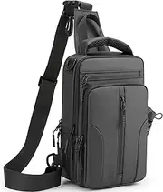 Shoulder Bag, RUMANLE Anti Theft Crossbody Backpack Shoulder Sling Bag for Men Women, Travel Messenger Sports Luggage Backpack Daypack for Cycling Hiking