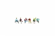Noch 15540 HO/OO Gauge Seated People (6) Figure Set