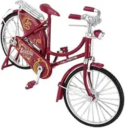 FOMIYES Bicycle Model Kid Bike Decor Accesorios Auto Travel Toy Kid Toys Light House Decorations for Home Dollhouse Bike Fidget Toy Game Children Toys Metal Red Office Alloy Signage
