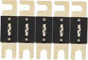 PLAFOPE Fuse Fork 5 Pieces 100a Plated Inline Fuse Protection for Car Boat Truck Audio Systems
