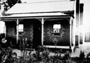 Mrs Leith's Home Charlton Victoria Apr 1898 - A small brick house - Old Photo