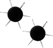 HAPINARY Stainless Steel Nail Art Pen Women's Practical Tool for Diy Nail Art Dotting 2pcs Set