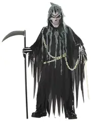 Mr Grim Deluxe Glow in the Dark Boys Halloween Costume