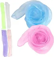 LIFKOME Dance Scarf Set 6pcs Silk Chiffon Scarves Boys and Girls Dance Performance Lightweight Sensory Items for Classroom