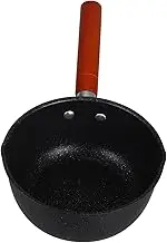 HEALEEP Small Wrought Saucepan Non-Stick Cooker for Soup and Oil Heating Elegant Japanese Design Stockpot for Daily Family Cooking