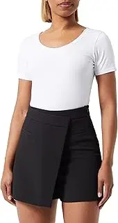 [Koton] Women's Medium Rise Pocket Detail Mini Skort Shorts