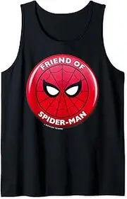[Marvel] Spider-Man Far From Friends Of Spider-Man Circle Logo Tank Top
