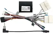 Android Radio Wiring Harness Compatible for Benz Smart 2015 2016 2017 - CAN Bus Adapter Head Unit Power Connector Cable