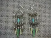 BARSE JADE/TIGER EYE/TURQUOISE NECKLACE EARRINGS & RING *NEW* IN GIFT BOX