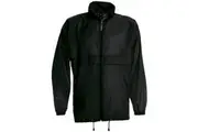 B&C Sirocco Mens Lightweight Jacket / Mens Outer Jackets (Black) (2XL)