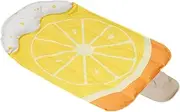 Leefasy Indoor Cats Cooling Mat Pets Cool Sleeping Pad Anti Scratch Kitten Cooling Pad Non Slip for Floor All Ages Cats Kitten Sofa, Lemon