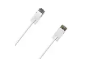 Cruxtec Ultra-Thin CAT6A U UTP Ethernet Compact LAN Cable Cord 15m White