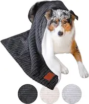 WahreTierliebe® Cozy Cuddly Blanket for Dogs, Washable and Easy Care - Ideal Cover for Dog Bed, Sofa, Car & Furniture - Warm, Double-Sided Design