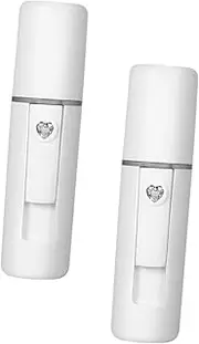 FOYTOKI Skin Moistener Beauty Sprayer Facial Steamer Mist Sprayer for Face White ABS Material for Home