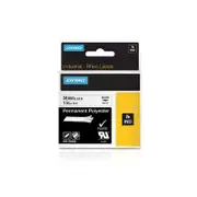 Dymo Rhino Industrial Polyester Label - Black on White - 24mm x 5.5m - 1734523