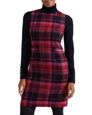 Hobbs London Sariah Plaid Wool Dress